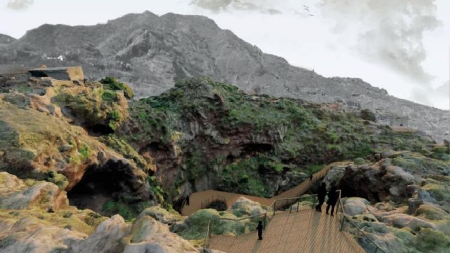 Un parque para el caserío de El Palmar similar a la Cueva Pintada grancanaria