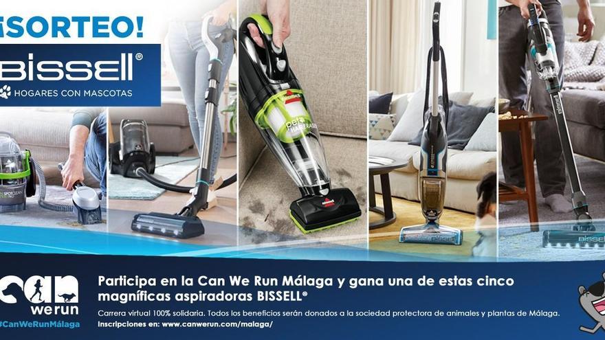 Sorteo de cinco aspiradoras Bissell para los participantes de la Can We Run Málaga