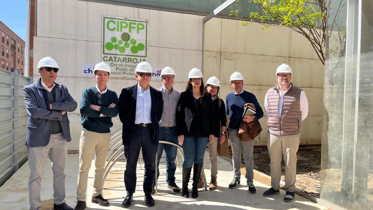 Labora inicia las obras de los centros de Catarroja que resultaron dañados por la riada.