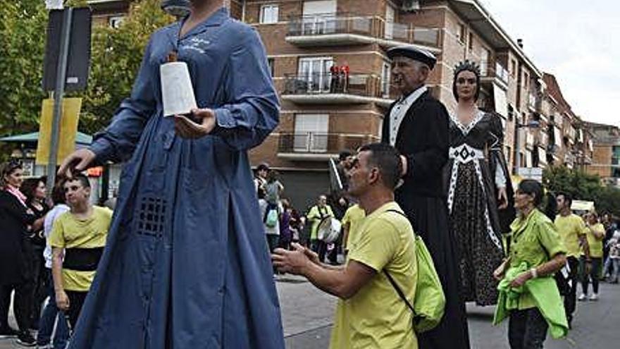 Trobada gegantera de Sant Joan de Vilatorrada de fa dos anys