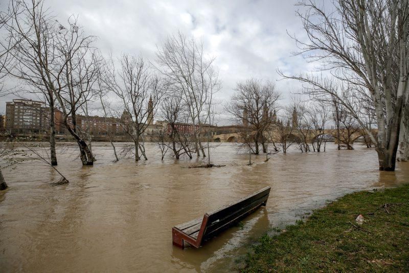 La crecida del Ebro