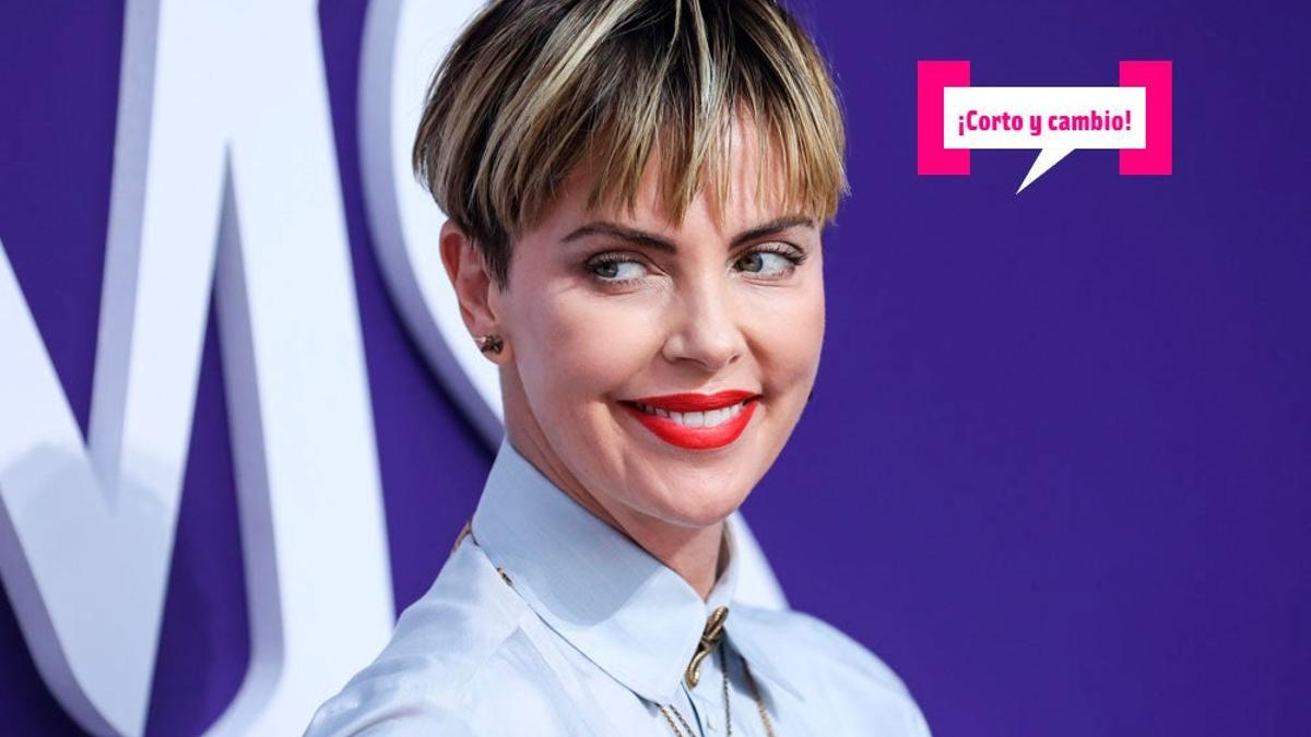 Charlize Theron y su corte de pelo versátil