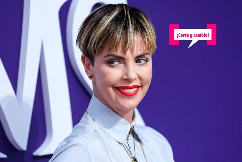 Charlize Theron y su corte de pelo versátil