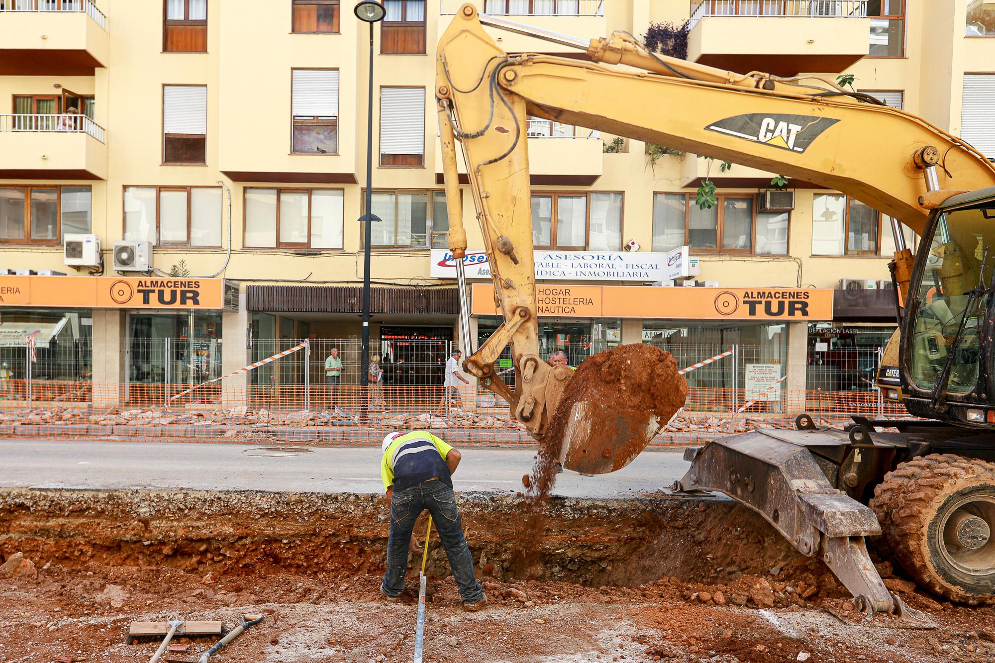 Avanzan los trabajos en la segunda fase de las obras de Isidor Macabich en Ibiza