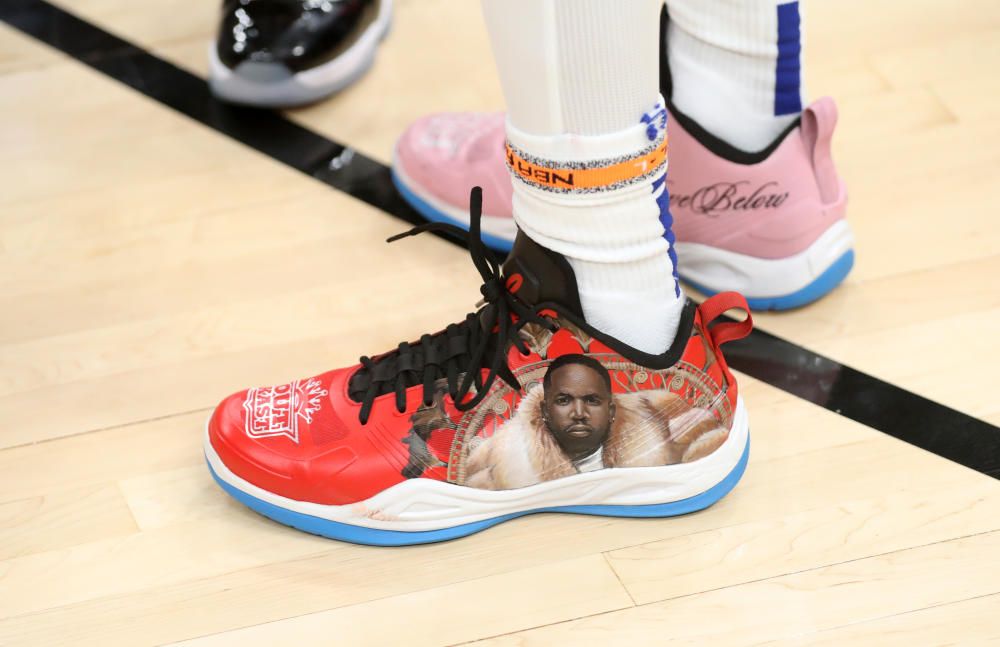 Las curiosas zapatillas de los jugadores de la NBA