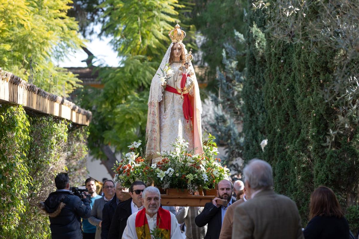 Imagen de la Virgen de la Fuensanta de Sánchez Lozano