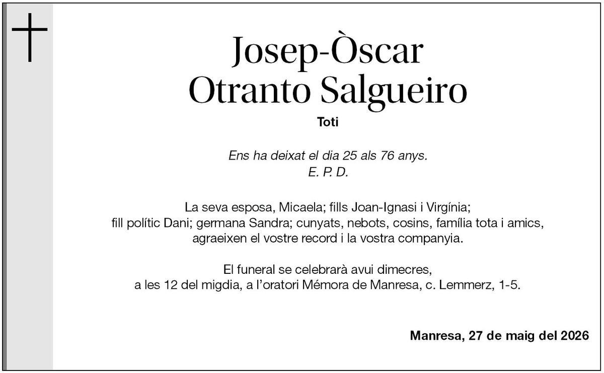 Josep Òscar Otranto Salgueiro