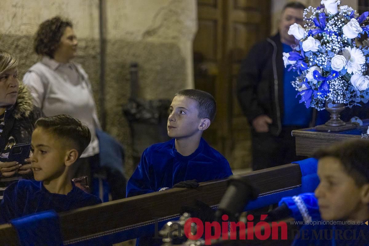 Los niños toman las calles de Caravaca en la procesión de Lunes Santo