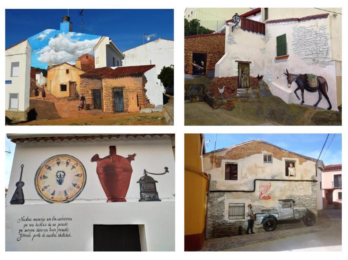 Murales de Romangordo.