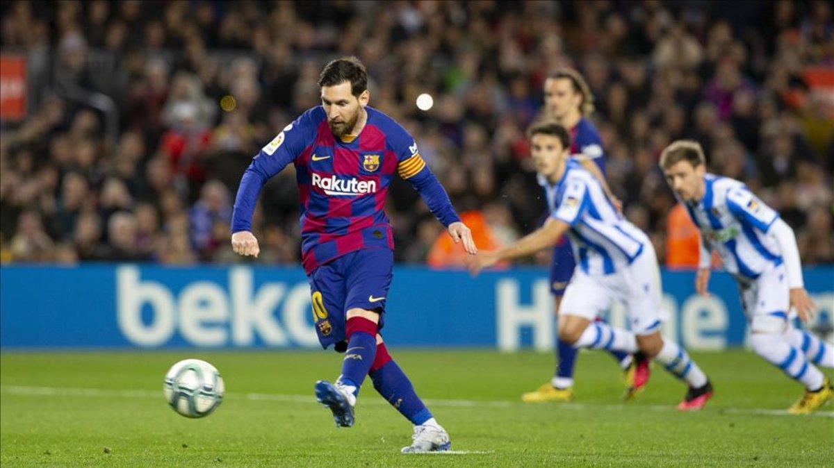 Leo Messi transformó un penalti que le afianza al frente del trofeo Pichichi