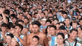 La final del Mundial, en Mallorca: La 'fan zone' de Argentina en Son Moix