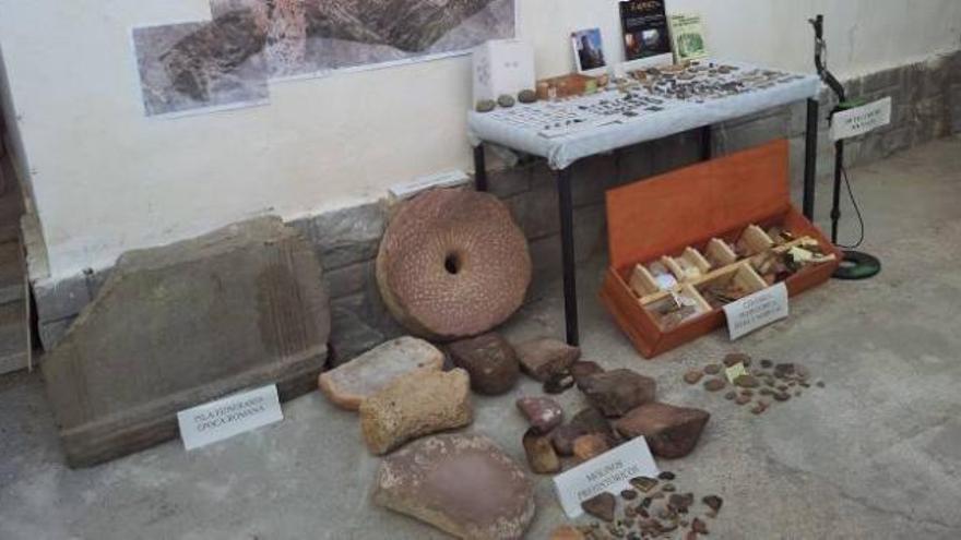 Piezas arqueológicas que fueron expoliadas, recuperadas por la Guardia Civil de Chiva.