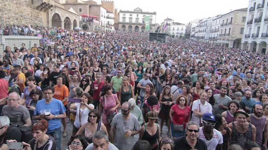 El Festival Womad de Cáceres generó 41.200 kilos de residuos
