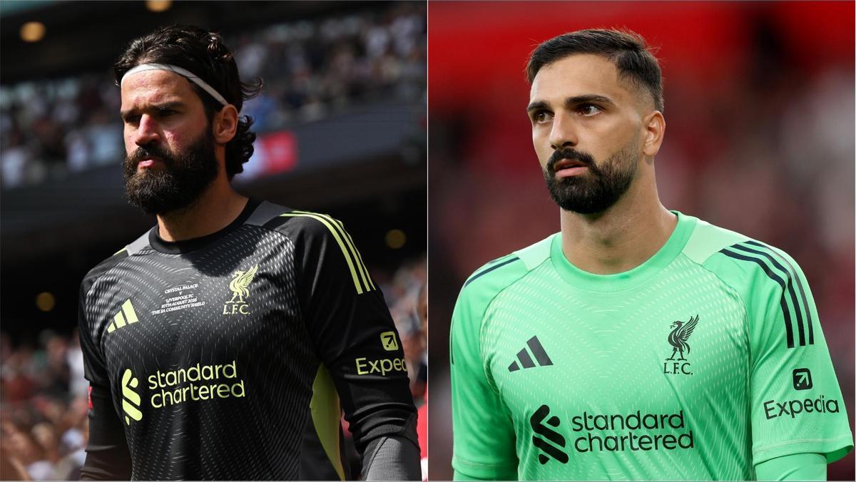 Alisson Becker y Giorgi Mamardashvili