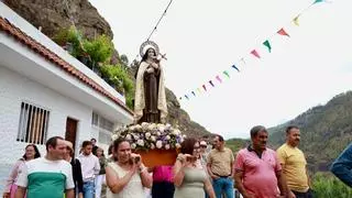 Agaete celebra el día grande de la Virgen de Santa Teresita en El Hornillo
