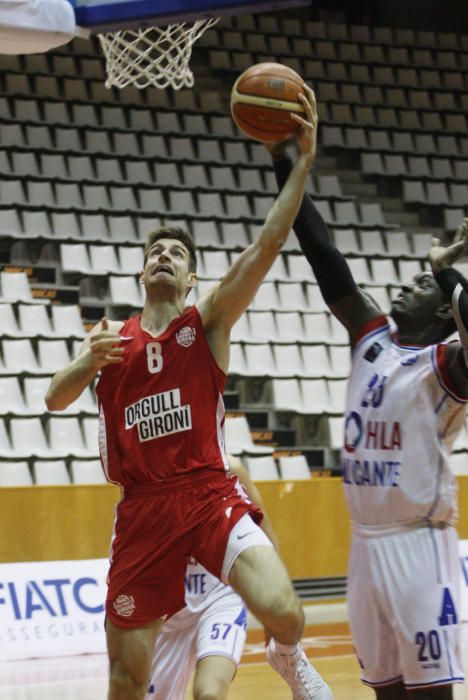 Les imatges del Bàsquet Girona - Alacant (52-46)