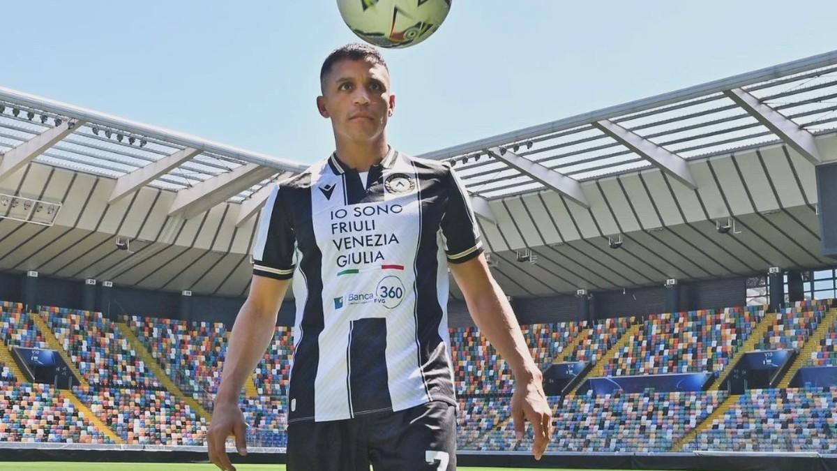 Alexis Sánchez, en el Udinese