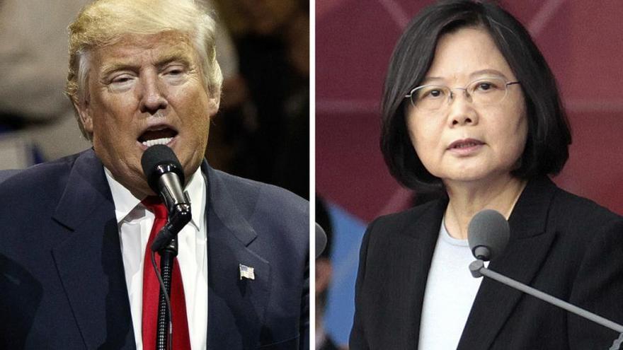 Trump desafía a China hablando con la presidenta de Taiwán