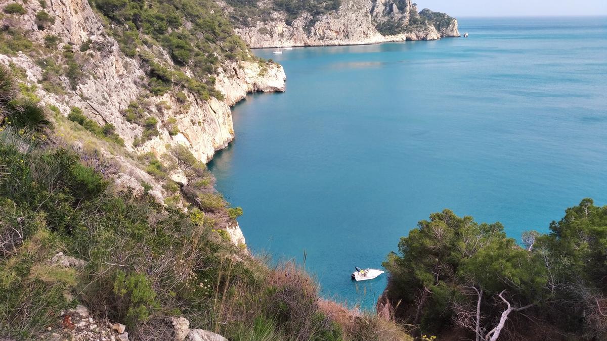 La escarpada costa de Xàbia en la que ha ocurrido el trágico suceso