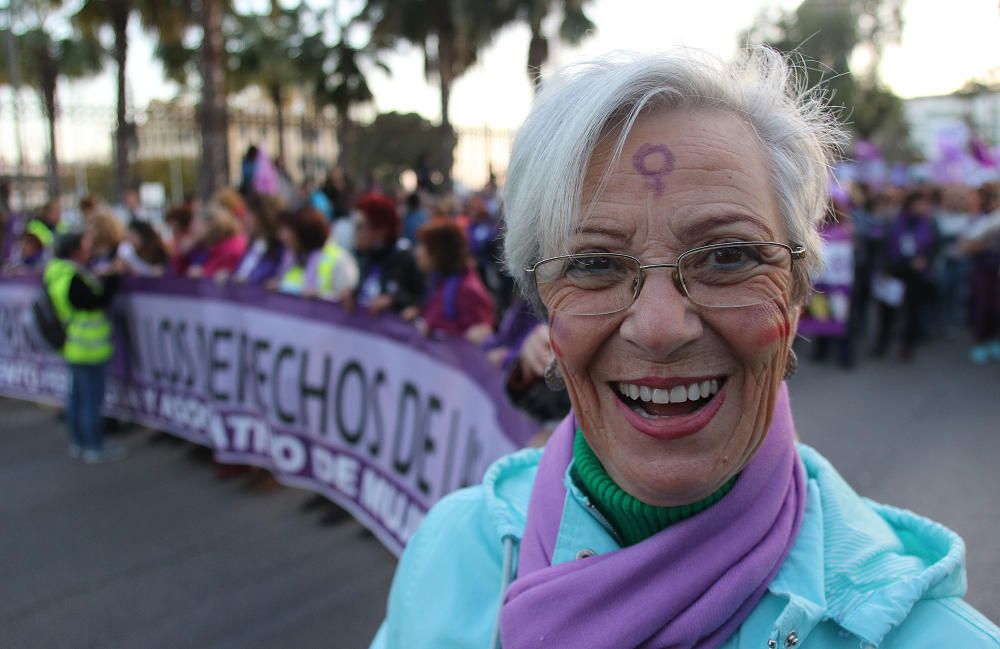 Manifestaciones por el 8M en Málaga