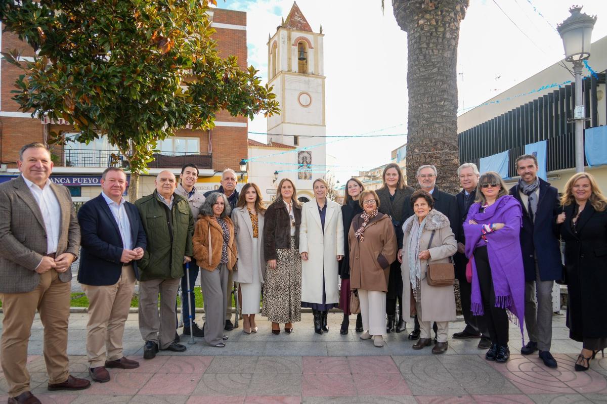 María Guardiola reafirma desde Publa de la Calzada sus "límites" para pactar con  Vox en Extremadura tras el 21D.