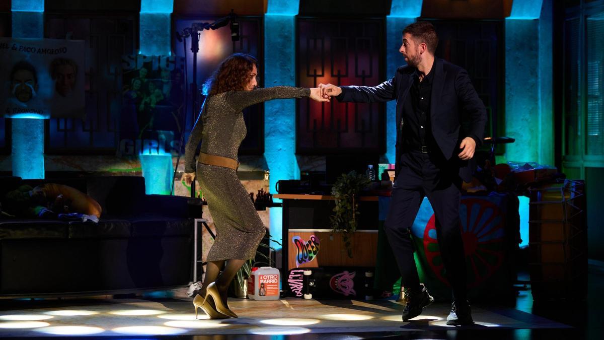 Ana Belén y David Broncano en 'La Revuelta'.
