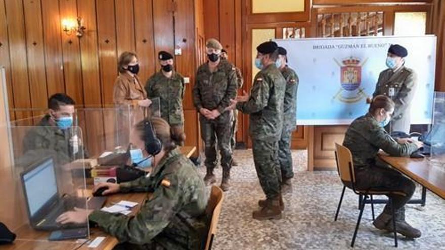 240 militares participan en Andalucía en la Operación Baluarte para rastreo y control del covid