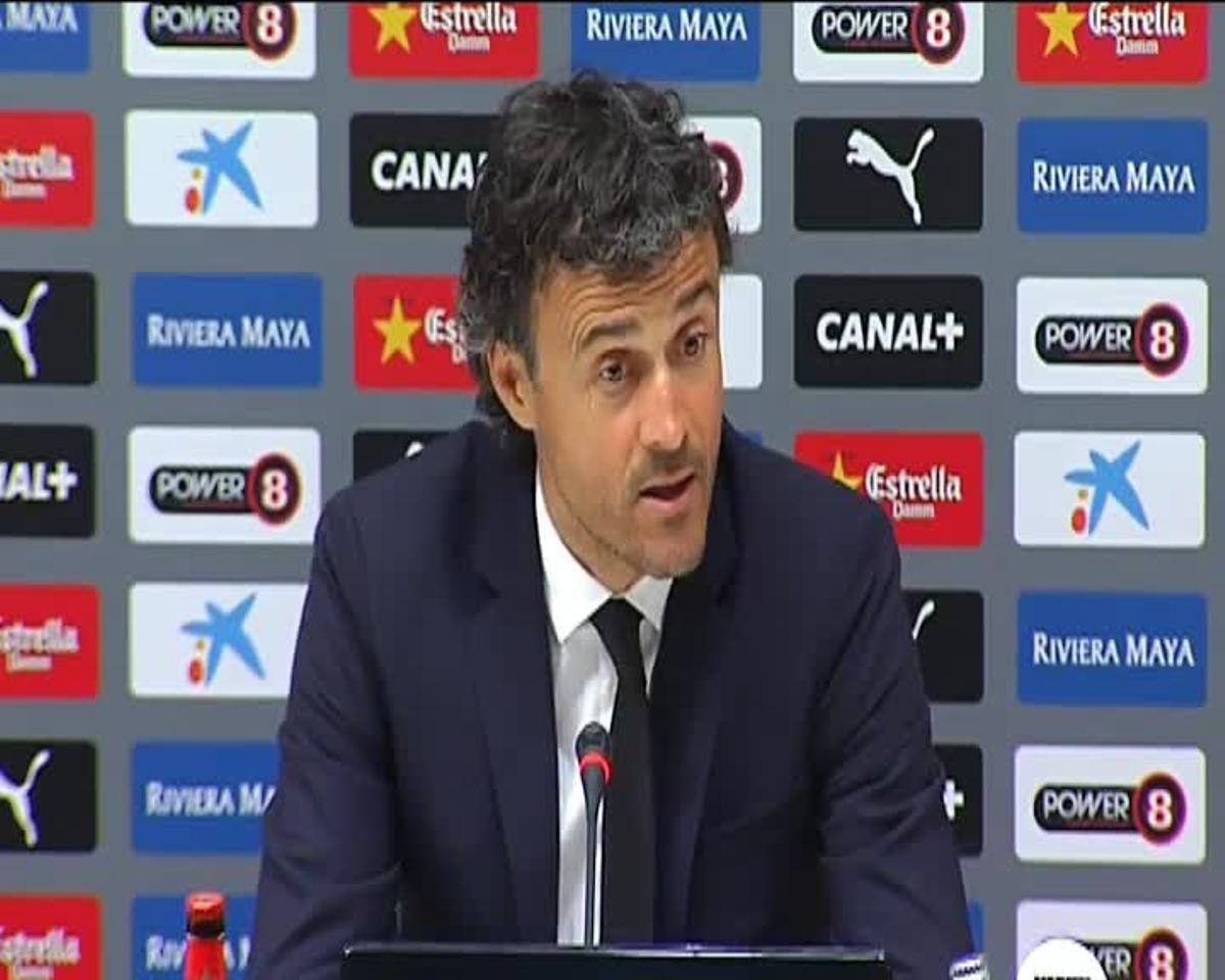 Luis Enrique: De sensaciones no se vive