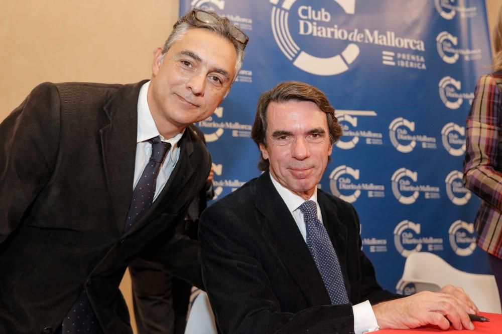 José María Aznar interviene en el Club Diario de Mallorca