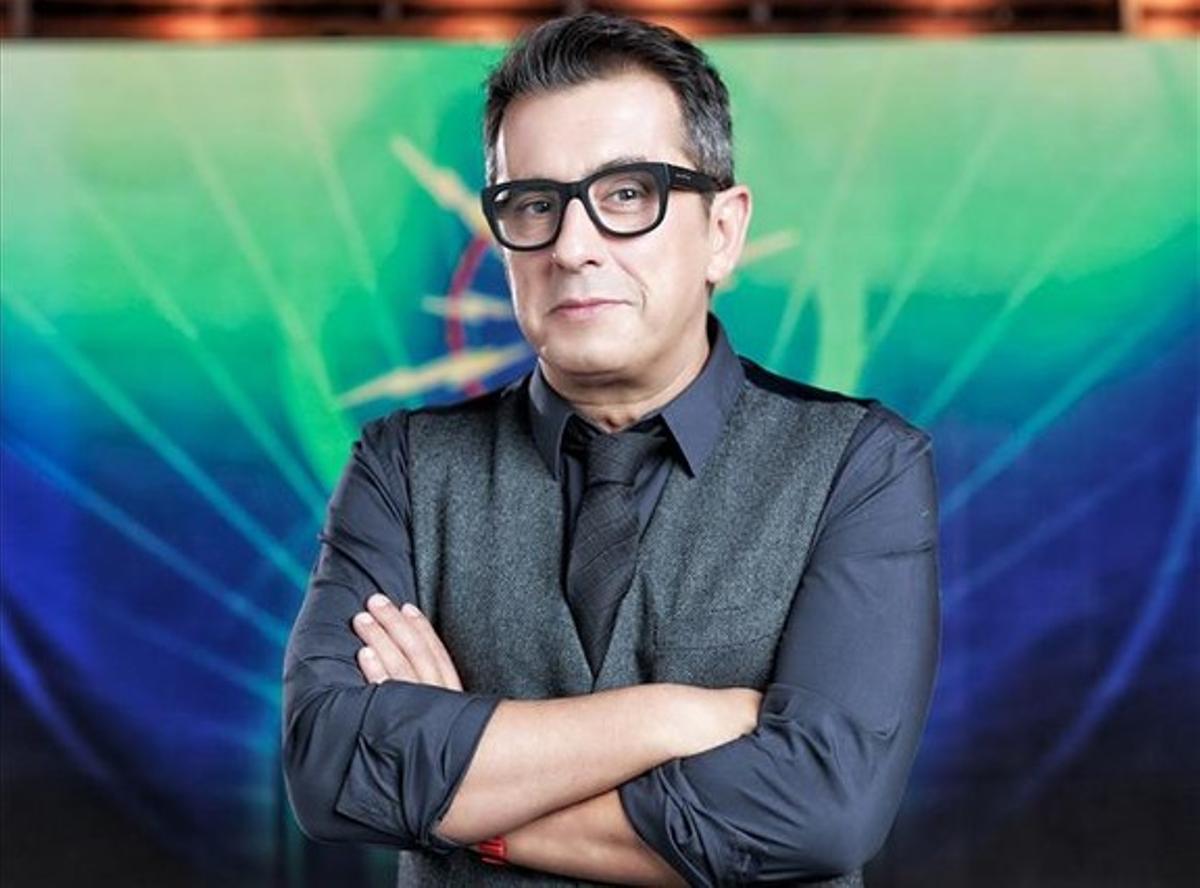 Andreu Buenafuente, al plató del seu nou programa, ’En el aire’. Andreu Buenafuente, al plató del seu nou programa, ’En el aire’.