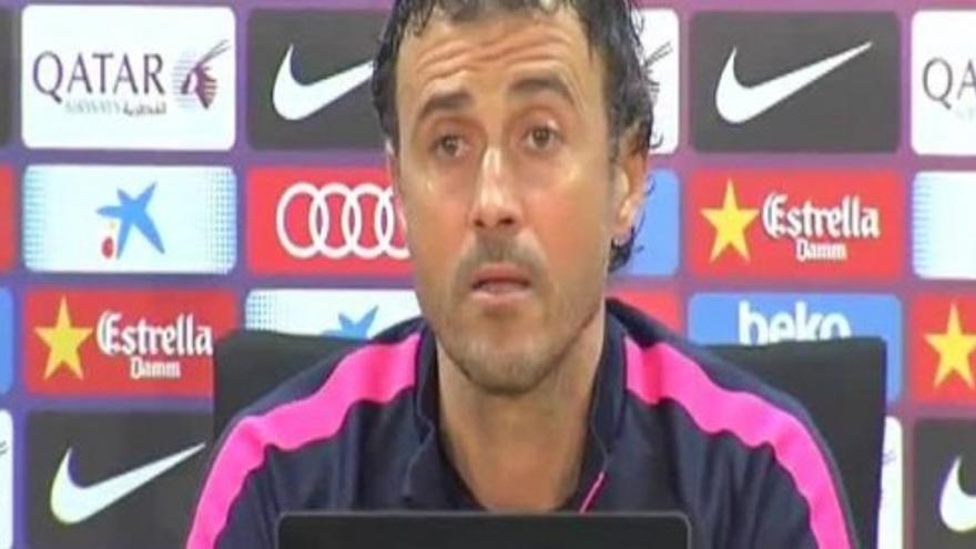 Luis Enrique resta importancia al 'clásico'