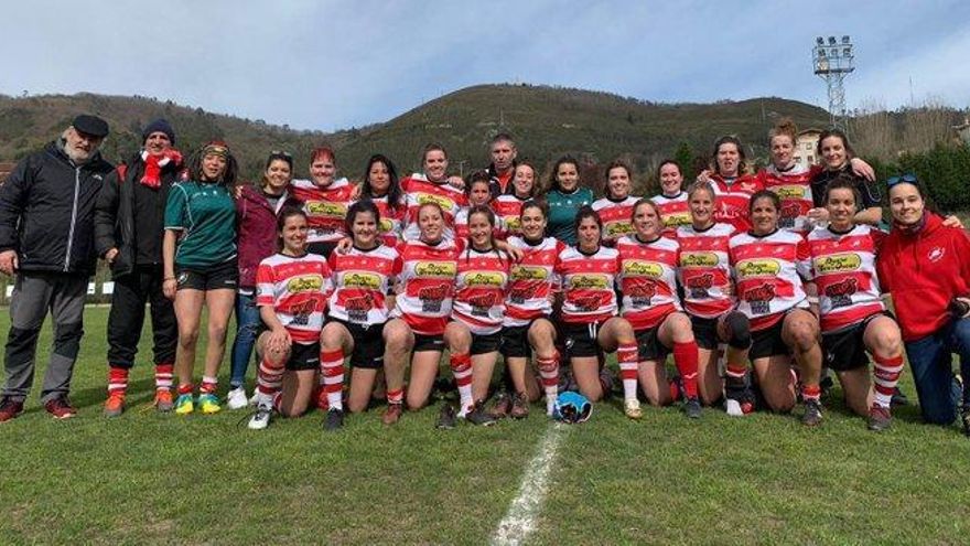 El equipo del Gijón Rugby-Universidad de Oviedo