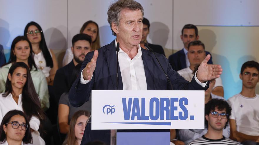 Feijóo llama a &quot;rebelarse&quot; para superar la decadencia política