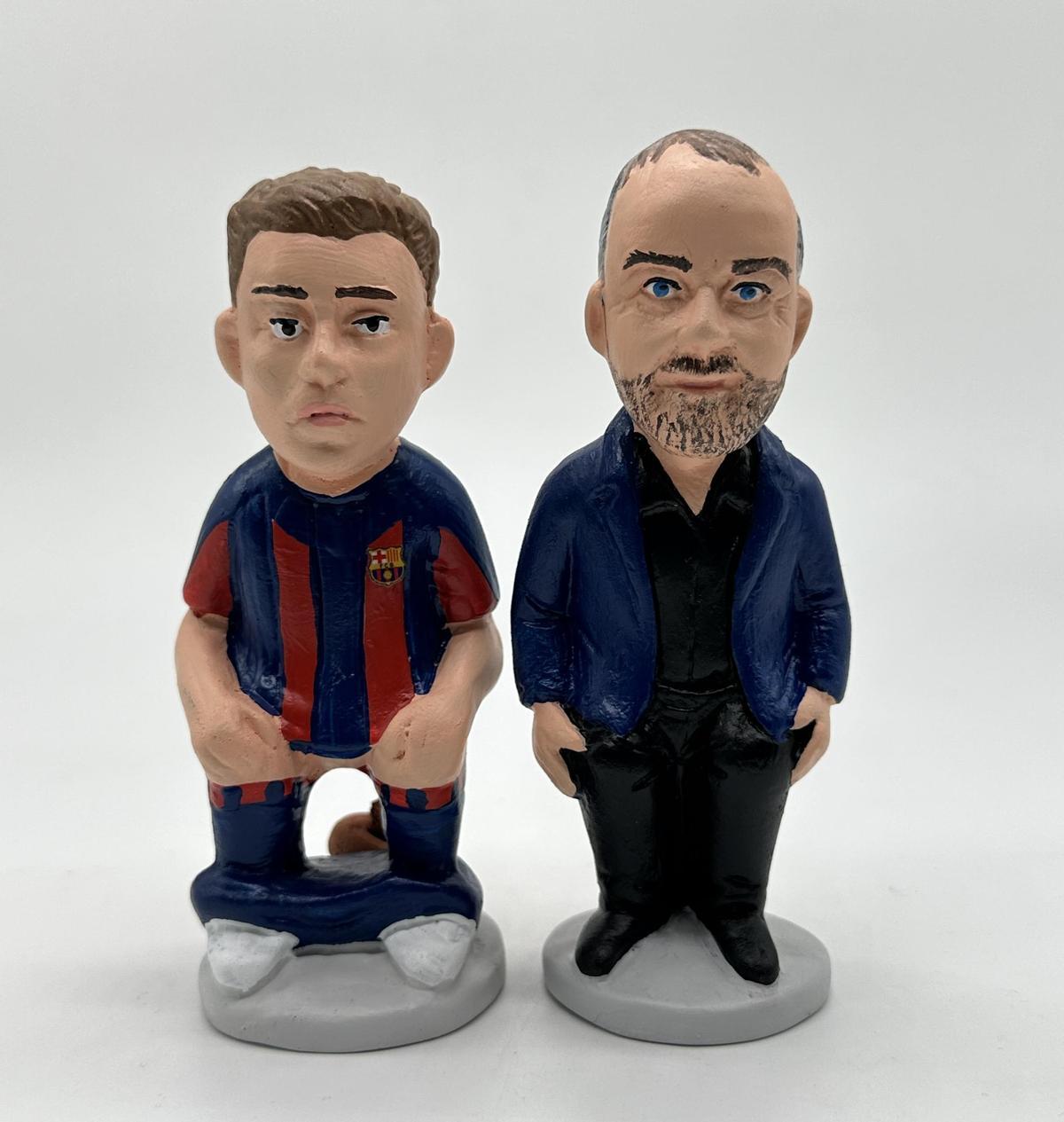 Els caganers de Fermín López i Hansi Flick.