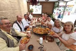 Más de 260 mesas de comidas privadas y de hostelería y 141 puestos esta Feira Franca