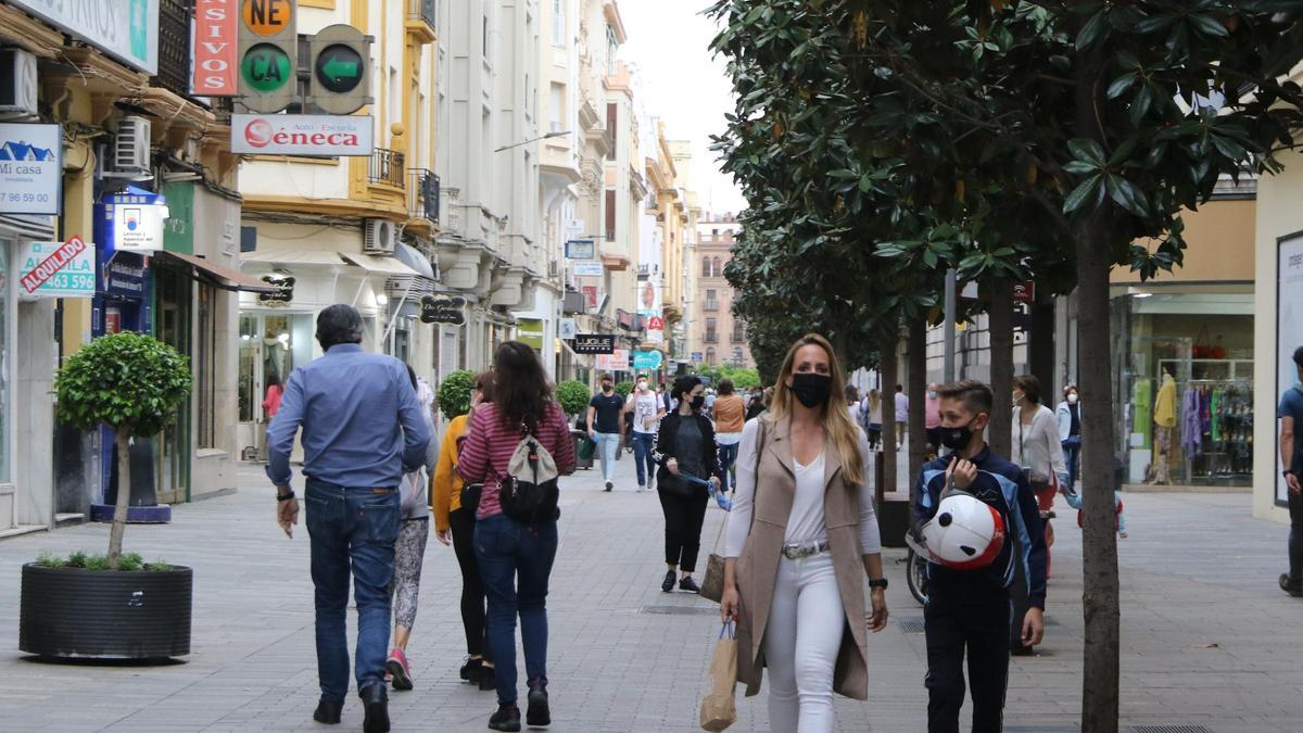 La calle Cruz Conde en la actualidad.