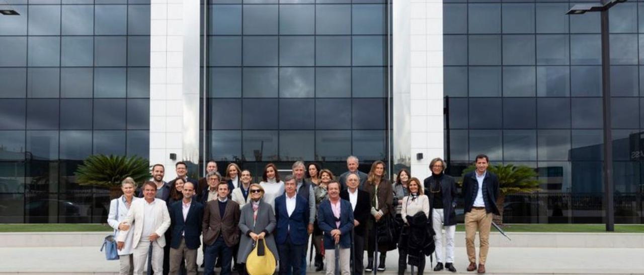 Delegación de arquitectos en Porcelanosa. | LEVANTE-EMV