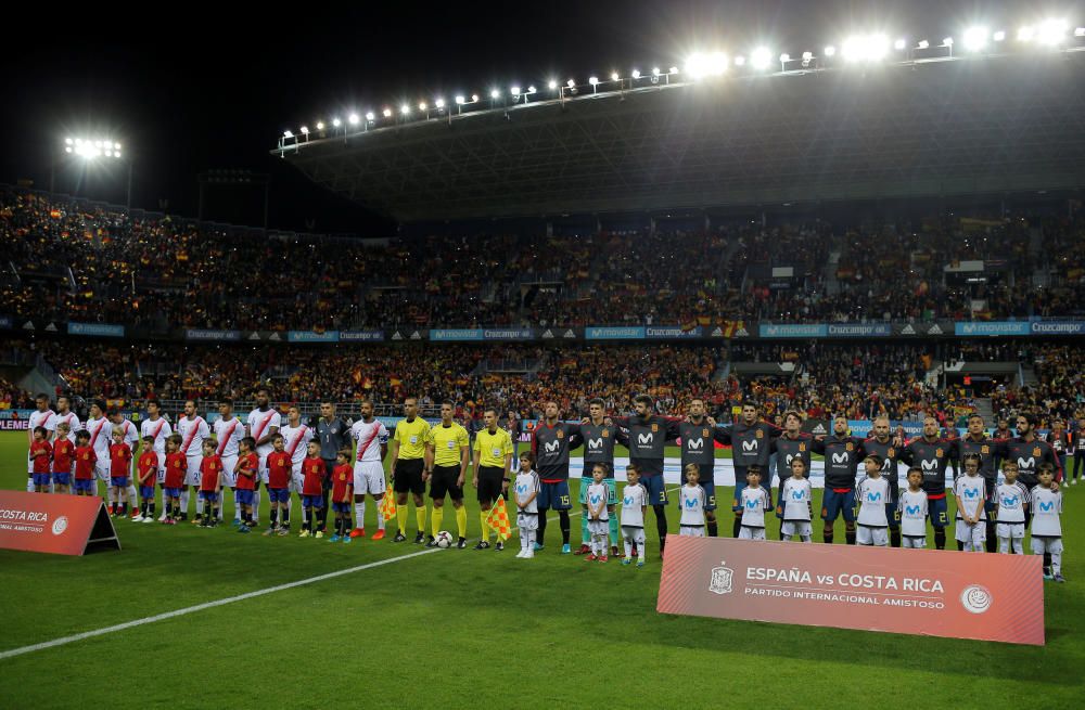 Amistoso España - Costa Rica en La Rosaleda