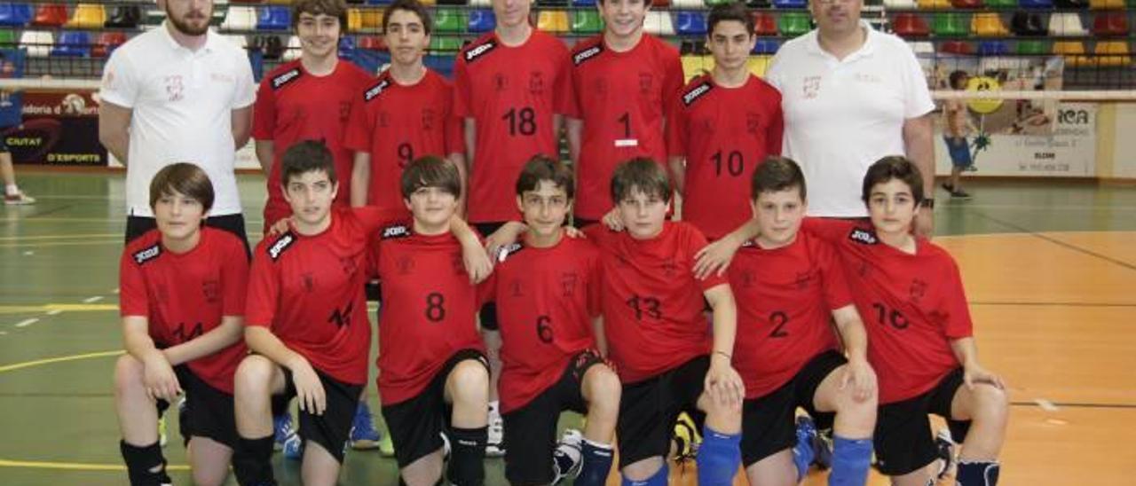 El infantil del Xàtiva Voleibol, bronce en la Autonómica