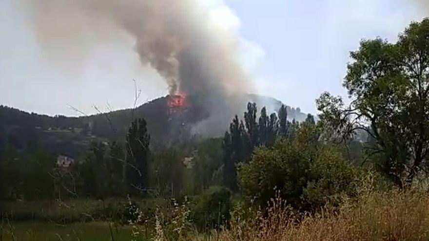 Incendio en Teruel