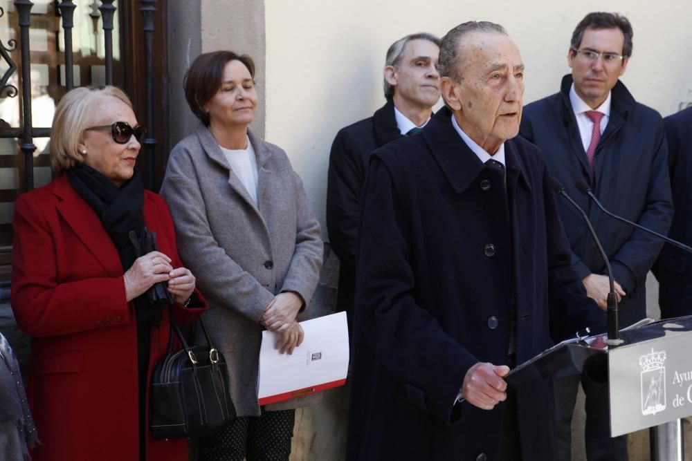 Plazoleta en Gijón con el nombre de Agustín Antuña