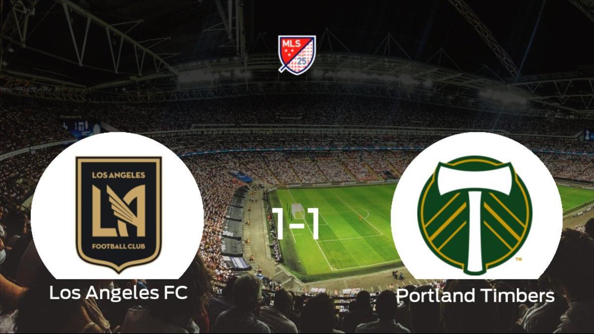 Reparto de puntos entre el Los Angeles FC y el Portland Timbers (1-1)