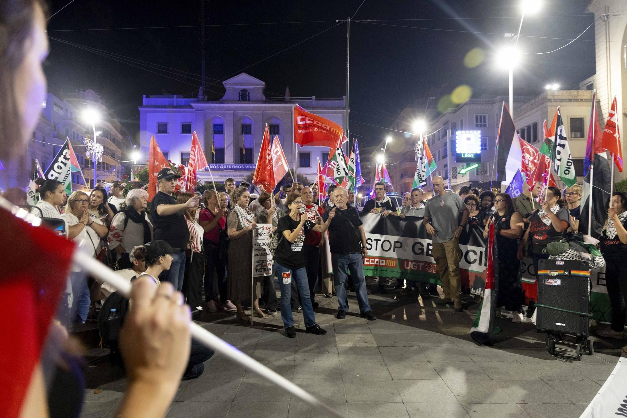 Alicante alza la voz por Palestina en una jornada de movilizaciones