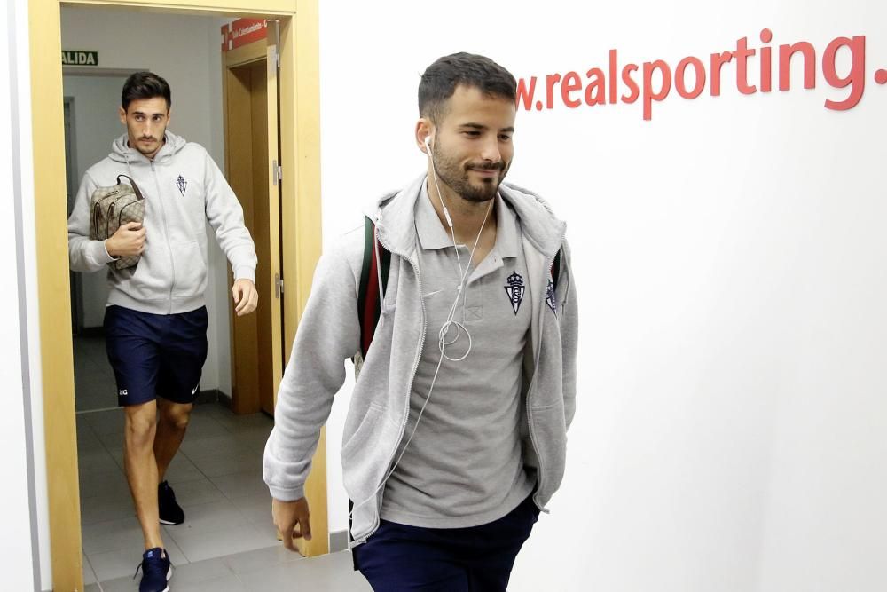 El partido entre el Real Sporting y el Huesca, en imágenes