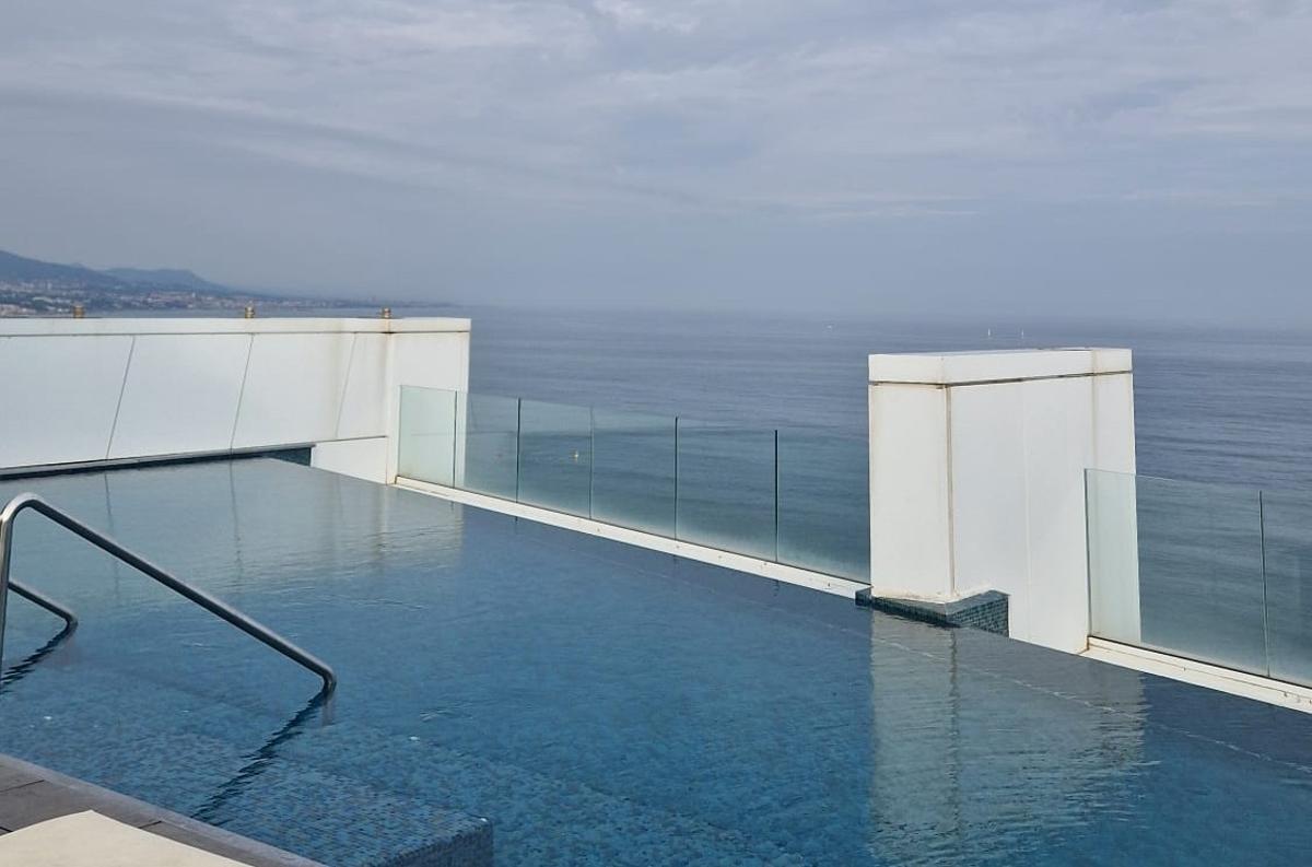 Vistas al mar desde la terraza.