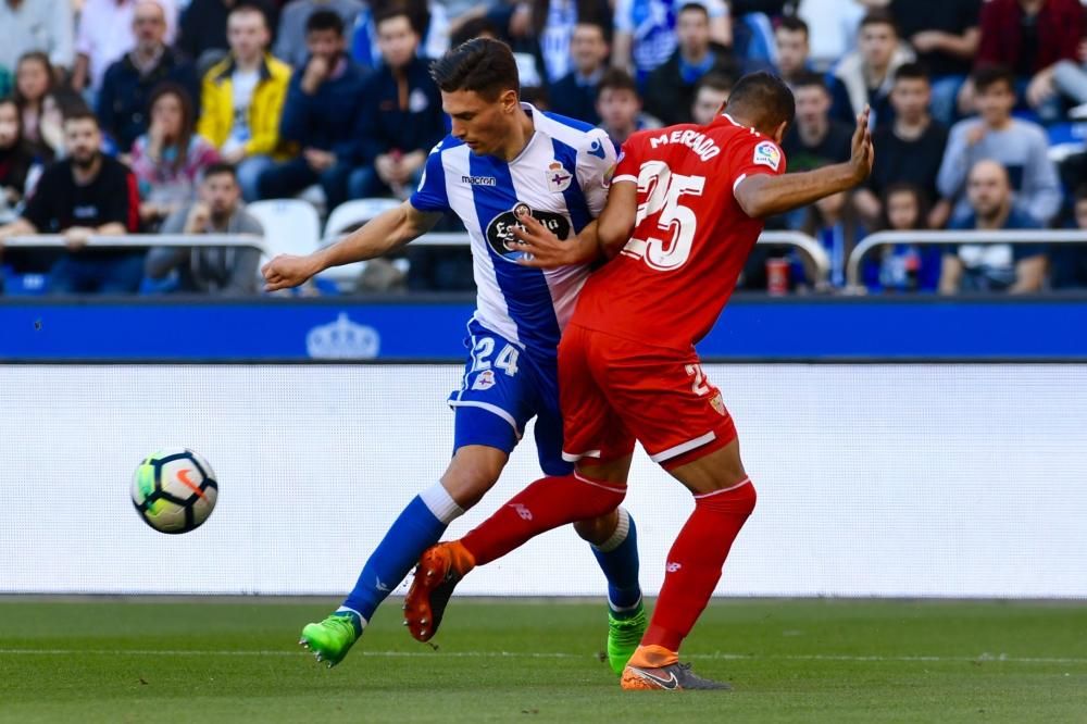 El Dépor no pasa del empate ante el Sevilla