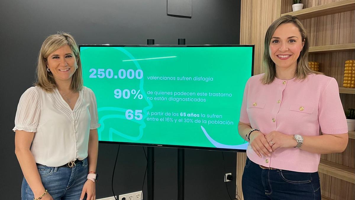Laura Montalvá, vocal y María Jesús Lluc, decana del Colegio Oficial.