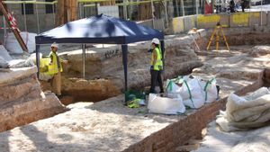 Les obres de la Rambla destapen 50 metres de muralla medieval