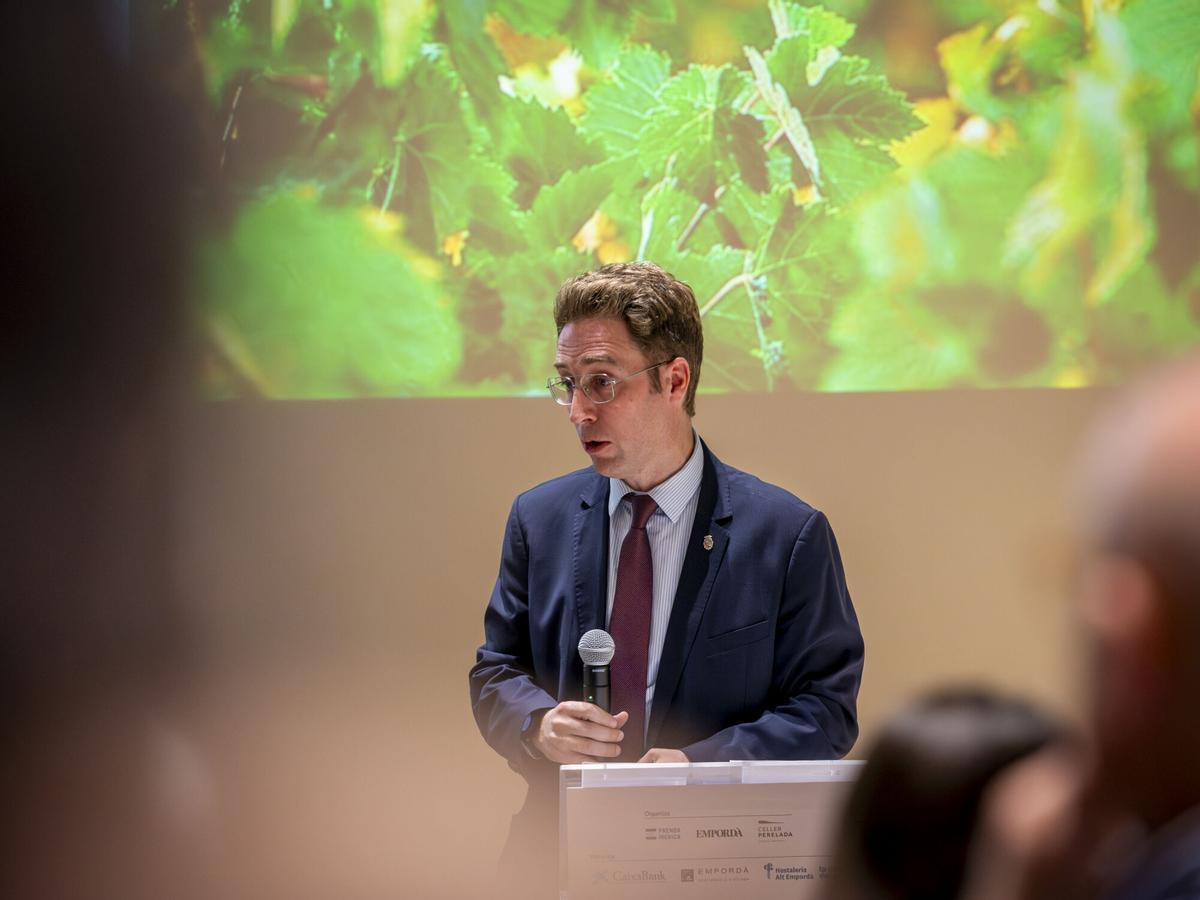 Les imatges de la jornada 'IA aplicada al sector vitivinícola empordanès. L'acte organitzat per  EMPORDÀ, Prensa Ibérica i Celler Perelada, posarà el focus en l’impacte d’aquesta tecnologia sobre la competitivitat del sector vitivinícola i l’hostaleria.