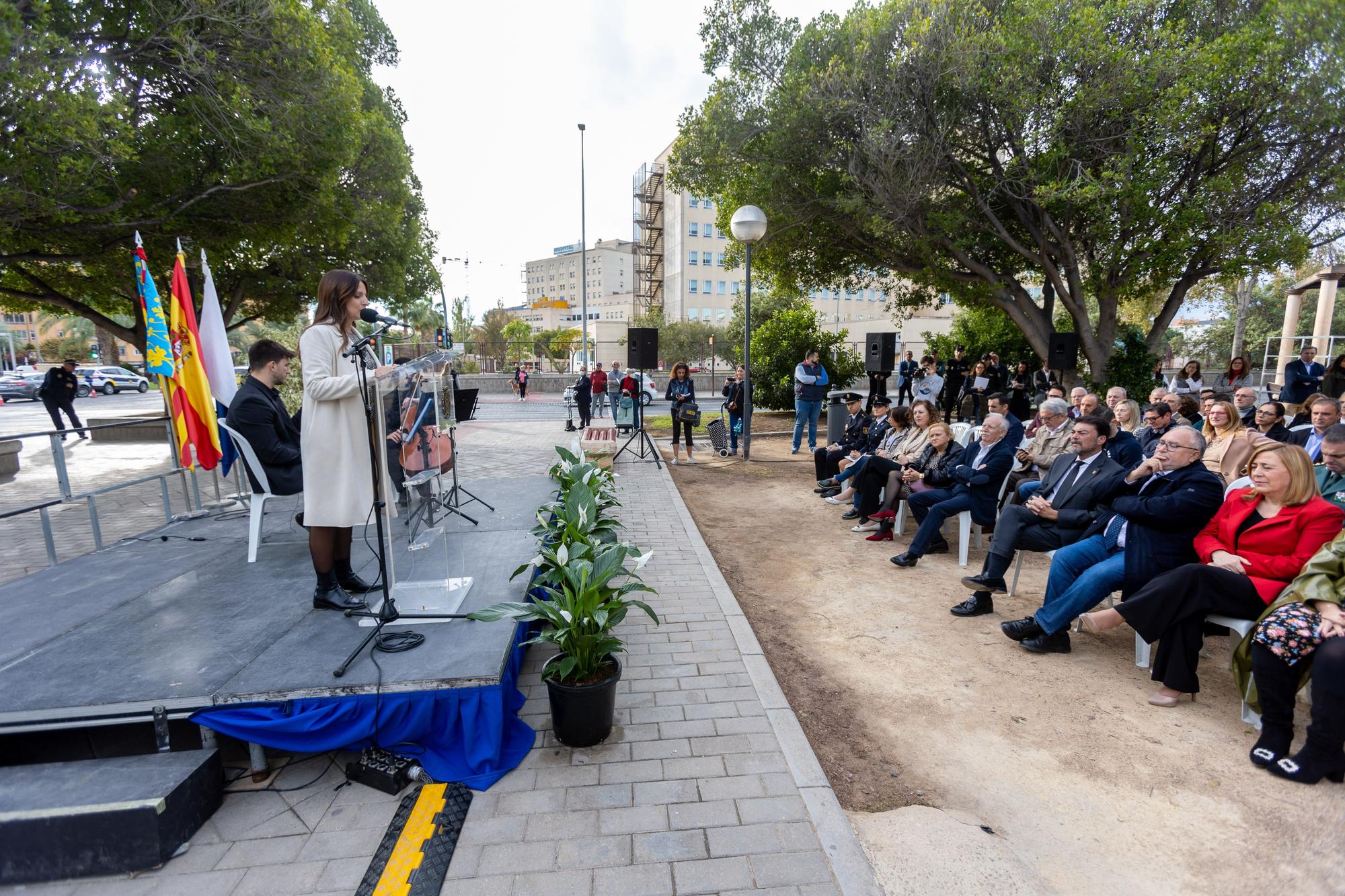 El monumento por las víctimas del covid en Alicante, un recuerdo contra el olvido
